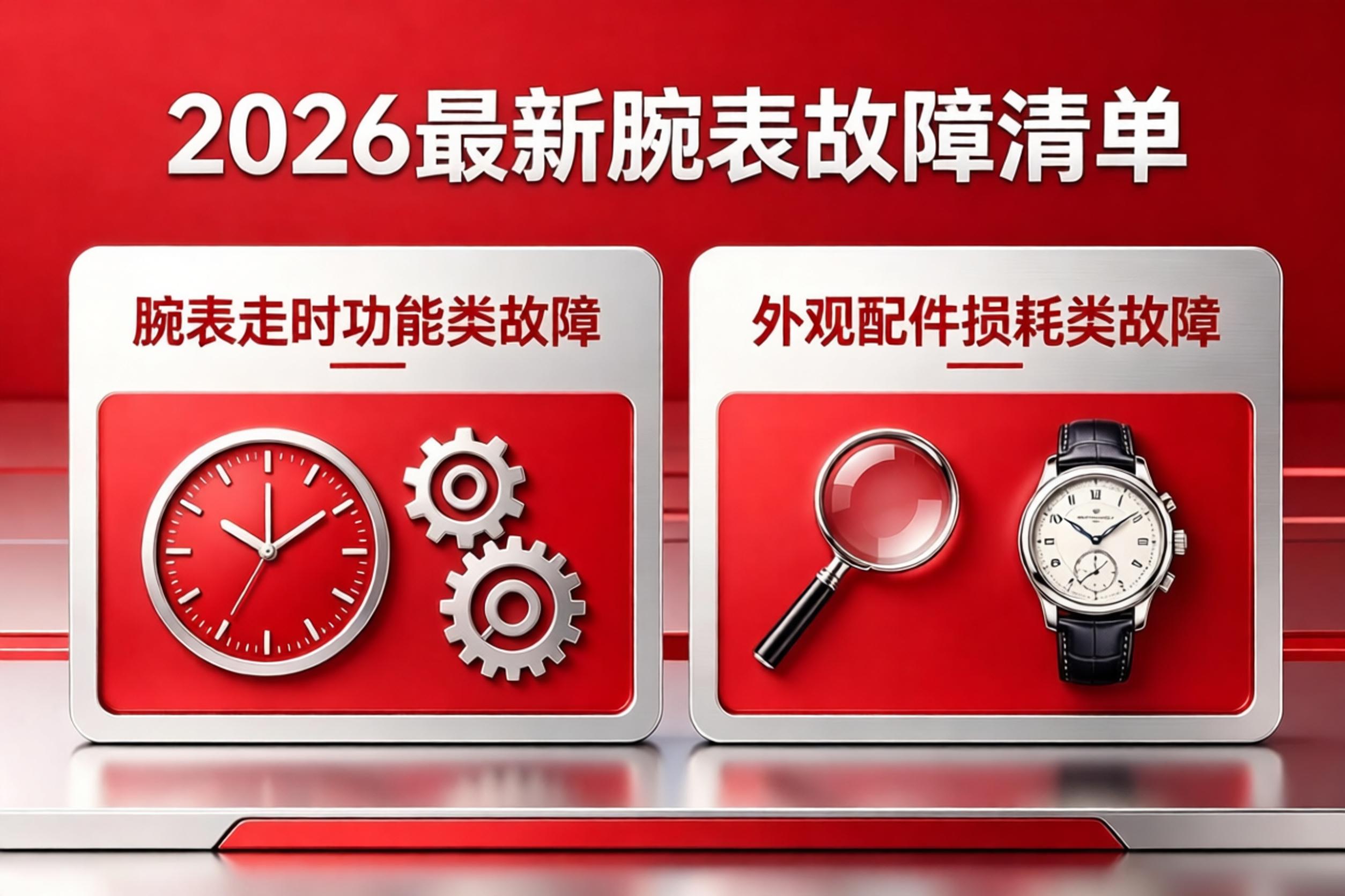 2026最新腕表故障清单，常见手表问题亨得利官方名表服务中心一次性梳理清楚（图）